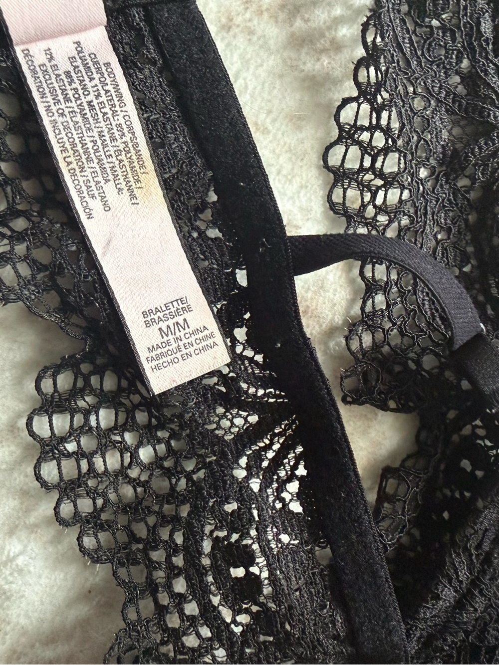 Victoria’s Secret Black Lace Bralette